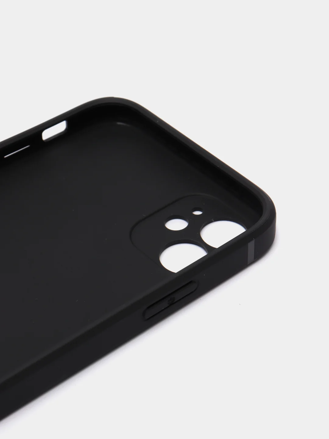 Угольный чехол силиконовый на iPhone 11 12 Айфон 11 12