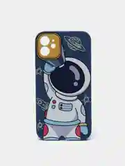 Индиго чехол силиконовый на iPhone 11 12 Айфон 11 12