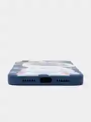Индиго чехол силиконовый на iPhone 11 12 Айфон 11 12