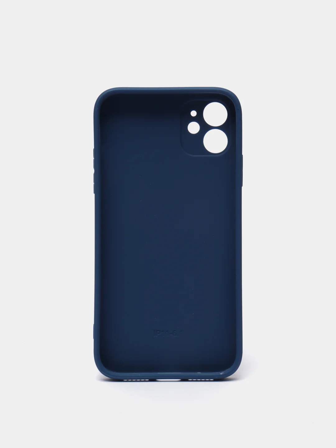 Индиго чехол силиконовый на iPhone 11 12 Айфон 11 12