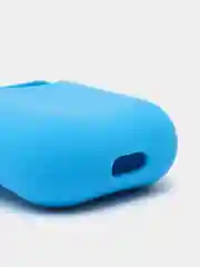 Индиго чехол для наушников Apple Airpods 1 и 2 силиконовый