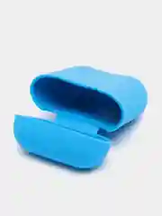 Индиго чехол для наушников Apple Airpods 1 и 2 силиконовый
