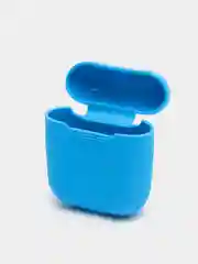Индиго чехол для наушников Apple Airpods 1 и 2 силиконовый