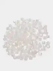 Белый полубусины фигурные Роза