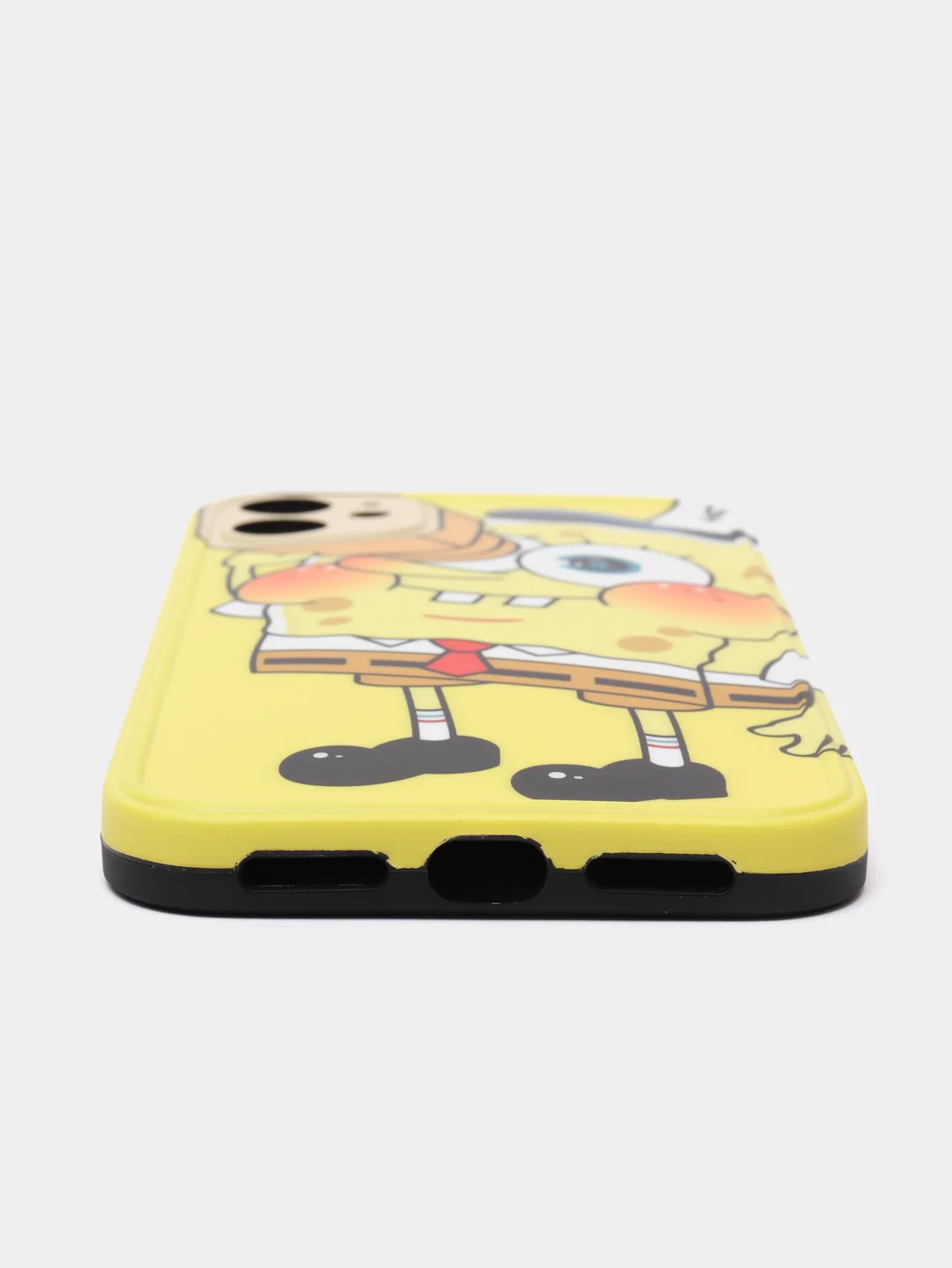 Желтый чехол силиконовый на iPhone 11 12 Айфон 11 12