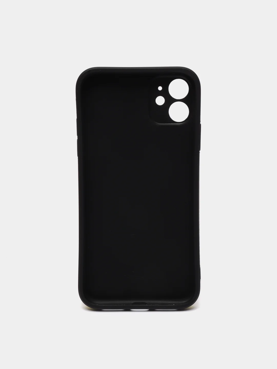 Желтый чехол силиконовый на iPhone 11 12 Айфон 11 12