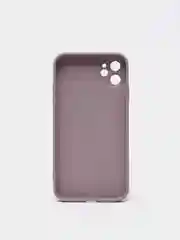 Бежевый меланж чехол силиконовый со стеклянной панелью для Apple iPhone 11 (Айфон 11)