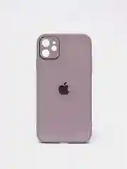 Бежевый меланж чехол силиконовый со стеклянной панелью для Apple iPhone 11 (Айфон 11)