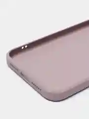 Бежевый меланж чехол силиконовый со стеклянной панелью для Apple iPhone 11 (Айфон 11)