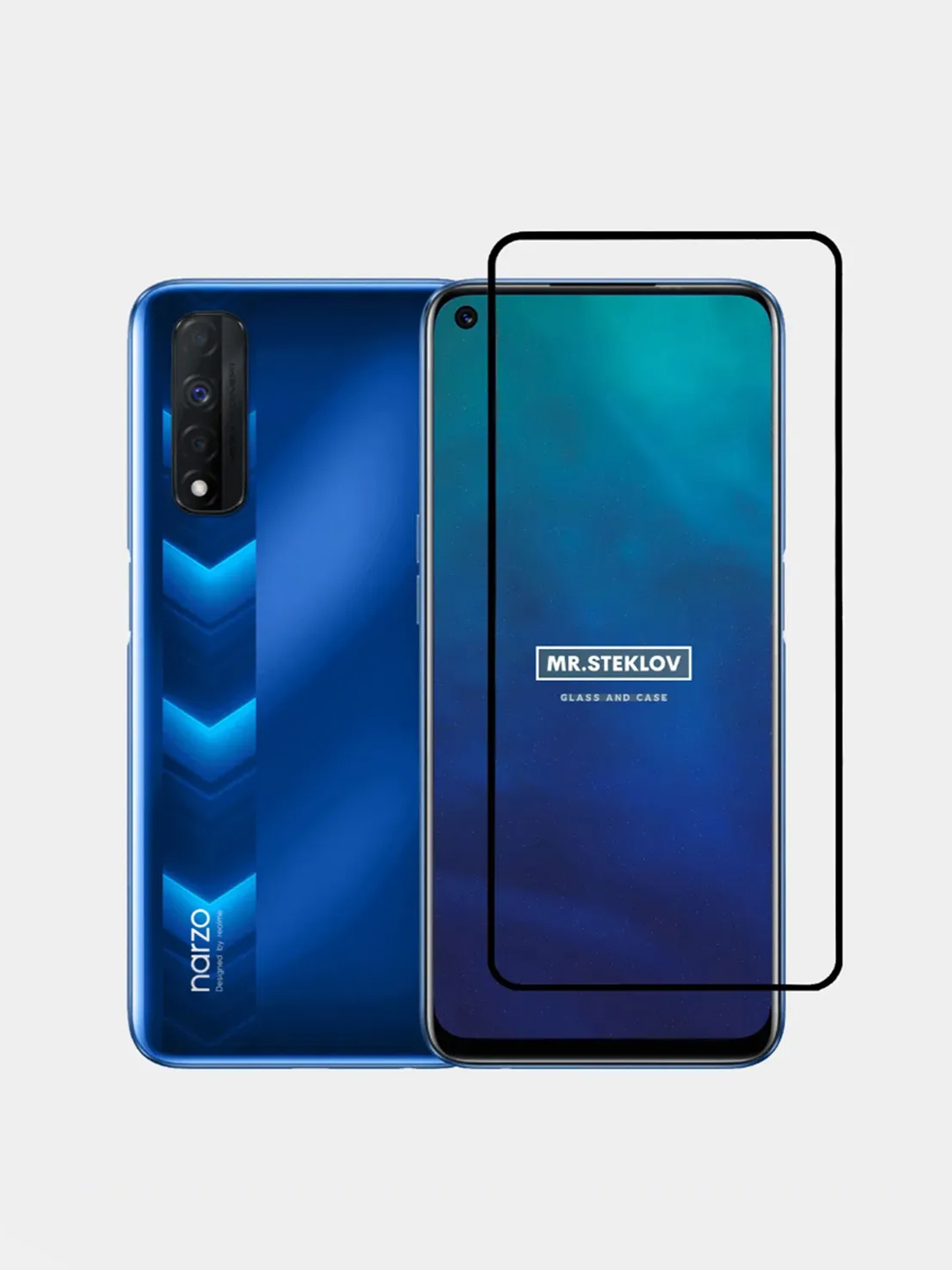 Защитное стекло 9D для Realme Narzo 30 / Realme 6 / 6S купить по цене 75 ₽  в интернет-магазине Магнит Маркет