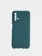 Синий меланж xiaomi Redmi 9T Чехол силиконовый матовый Soft Touch
