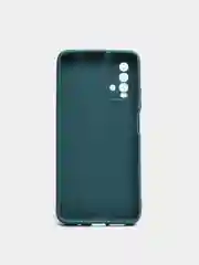 Синий меланж xiaomi Redmi 9T Чехол силиконовый матовый Soft Touch