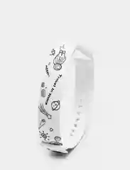 Молочный ремешки с рисунком для Xiaomi Mi Band