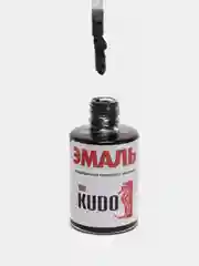 1К, черная, матовая, KUDO, эмаль, автомобильная, ремонтная, с кисточкой