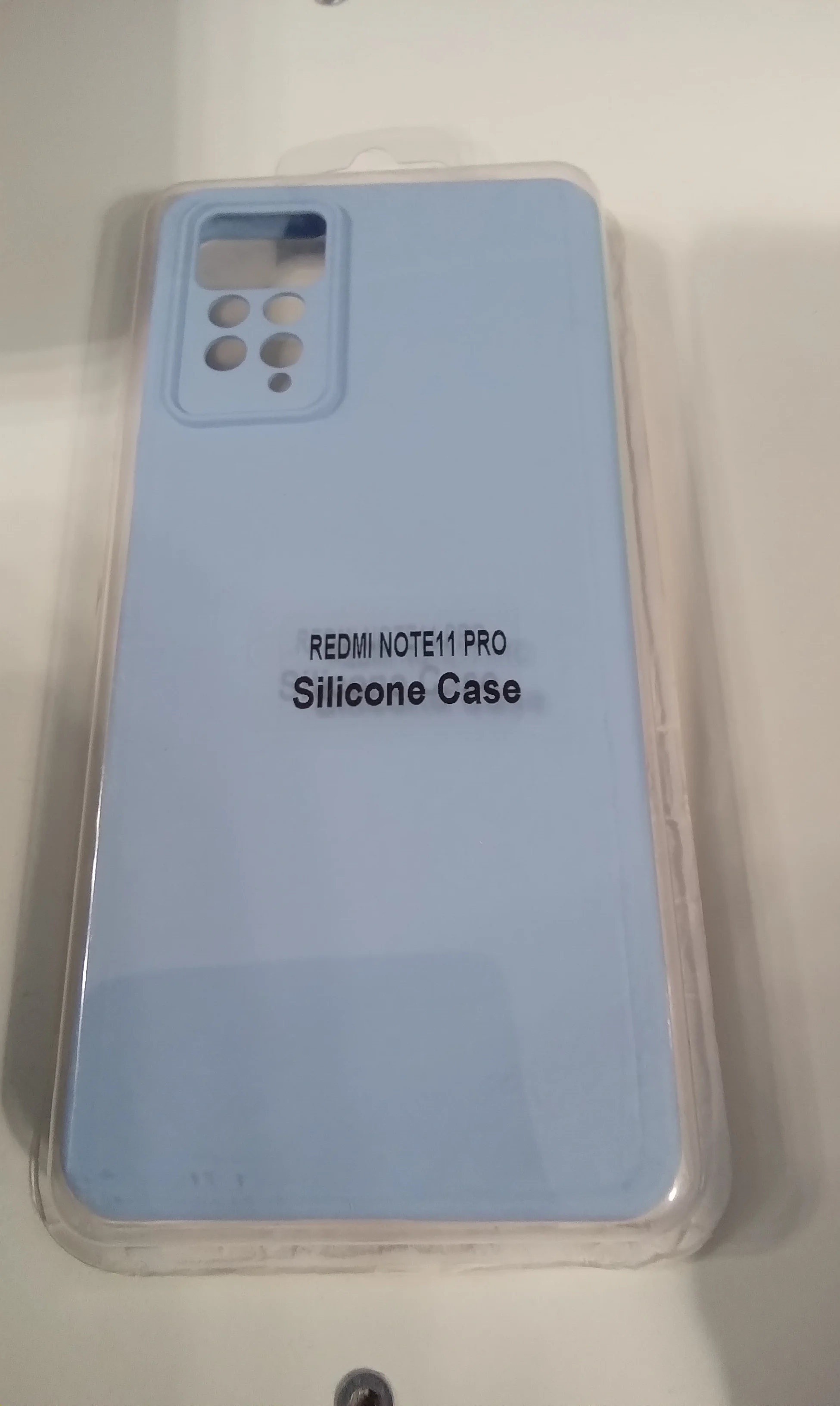 Голубой чехол с защитой камеры и бархатом внутри XIAOMI REDMI NOTE 12 PRO 4G / REDMI NOTE 11 PRO