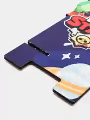 Деревянная подставка под телефон Brawl Stars Леон Спайк Эмбер