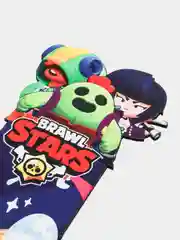 Деревянная подставка под телефон Brawl Stars Леон Спайк Эмбер