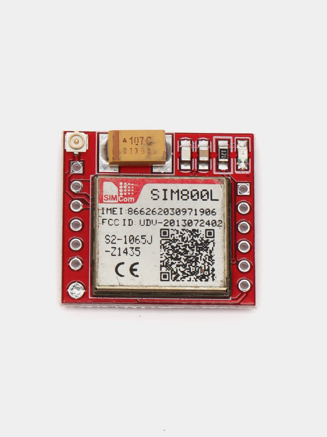 Модуль GSM/GPRS на основе чипа SIM800L с проволочной антенной