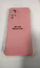 Бежевый чехол с защитой камерой и бархатом внутри Xiaomi 12X / XIAOMI 12