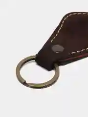 Брелок для ключа кожаный, трёхслойный, с логотипом