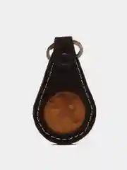 Брелок для ключа кожаный, трёхслойный, с логотипом