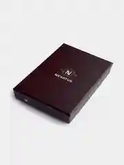 Черный кожаный кардхолдер унисекс Nevatus DG серии William
