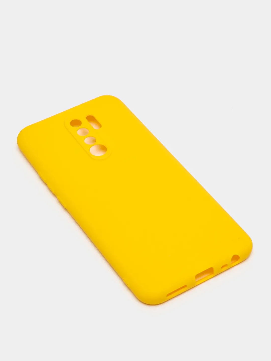 Желтый чехол для Xiaomi Redmi 9 силиконовый