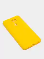 Желтый чехол для Xiaomi Redmi 9 силиконовый