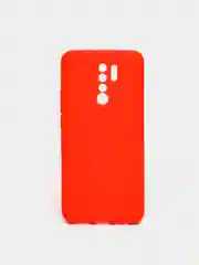 Красный чехол для Xiaomi Redmi 9 силиконовый