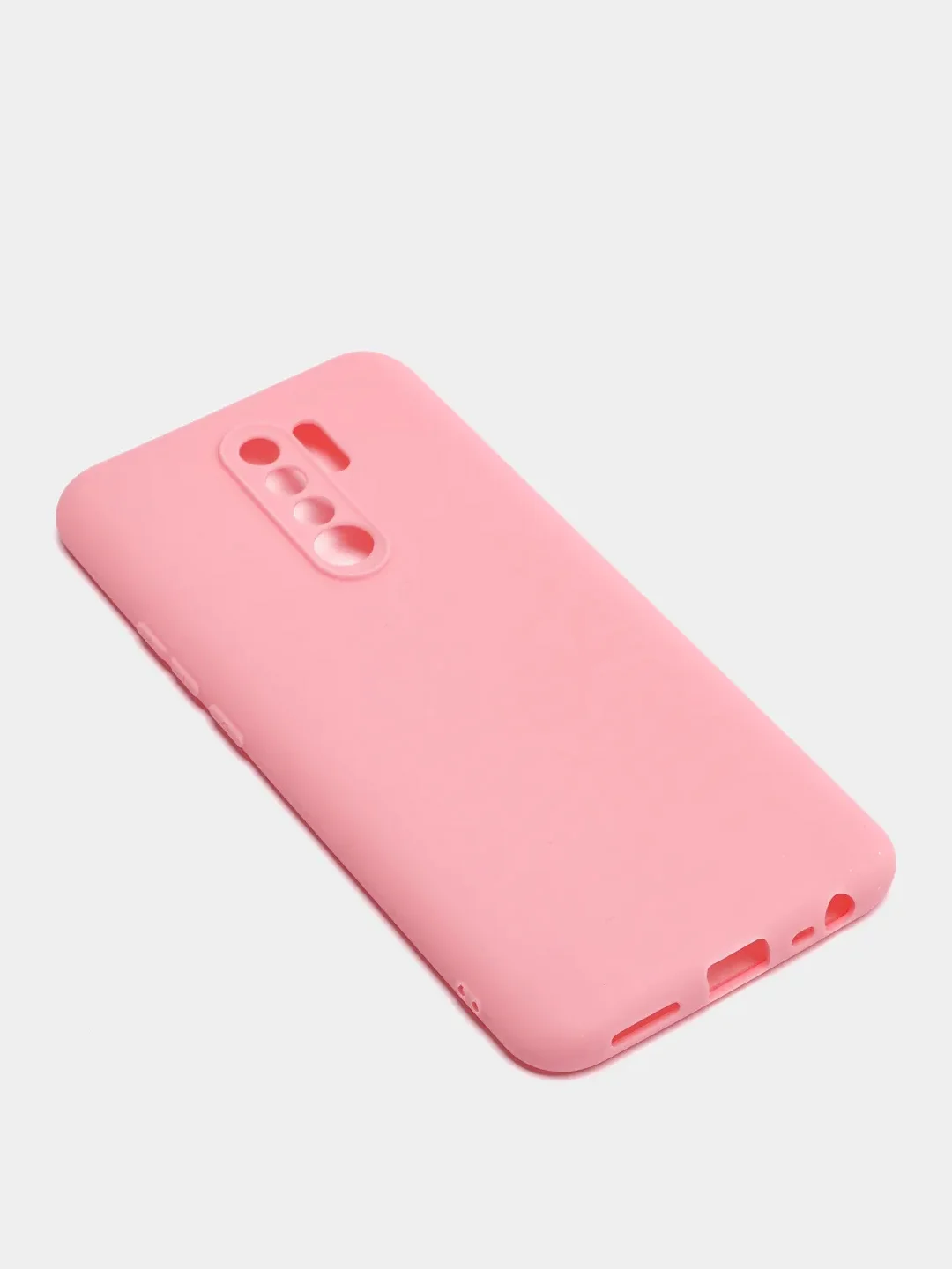 Розовый чехол для Xiaomi Redmi 9 силиконовый