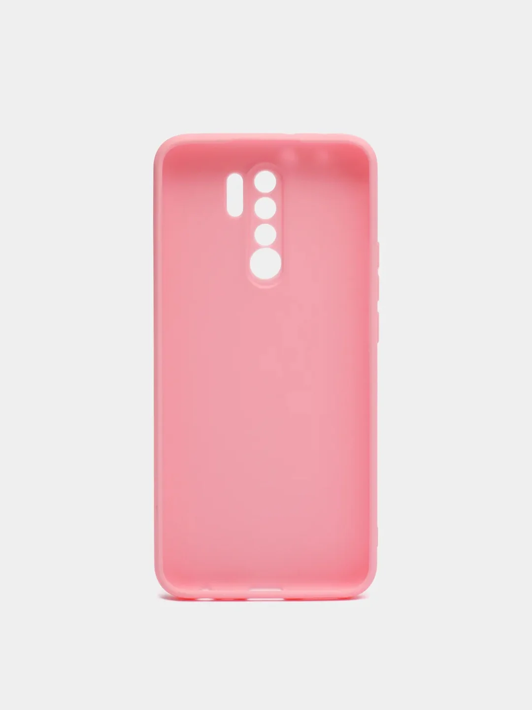 Розовый чехол для Xiaomi Redmi 9 силиконовый