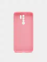 Розовый чехол для Xiaomi Redmi 9 силиконовый