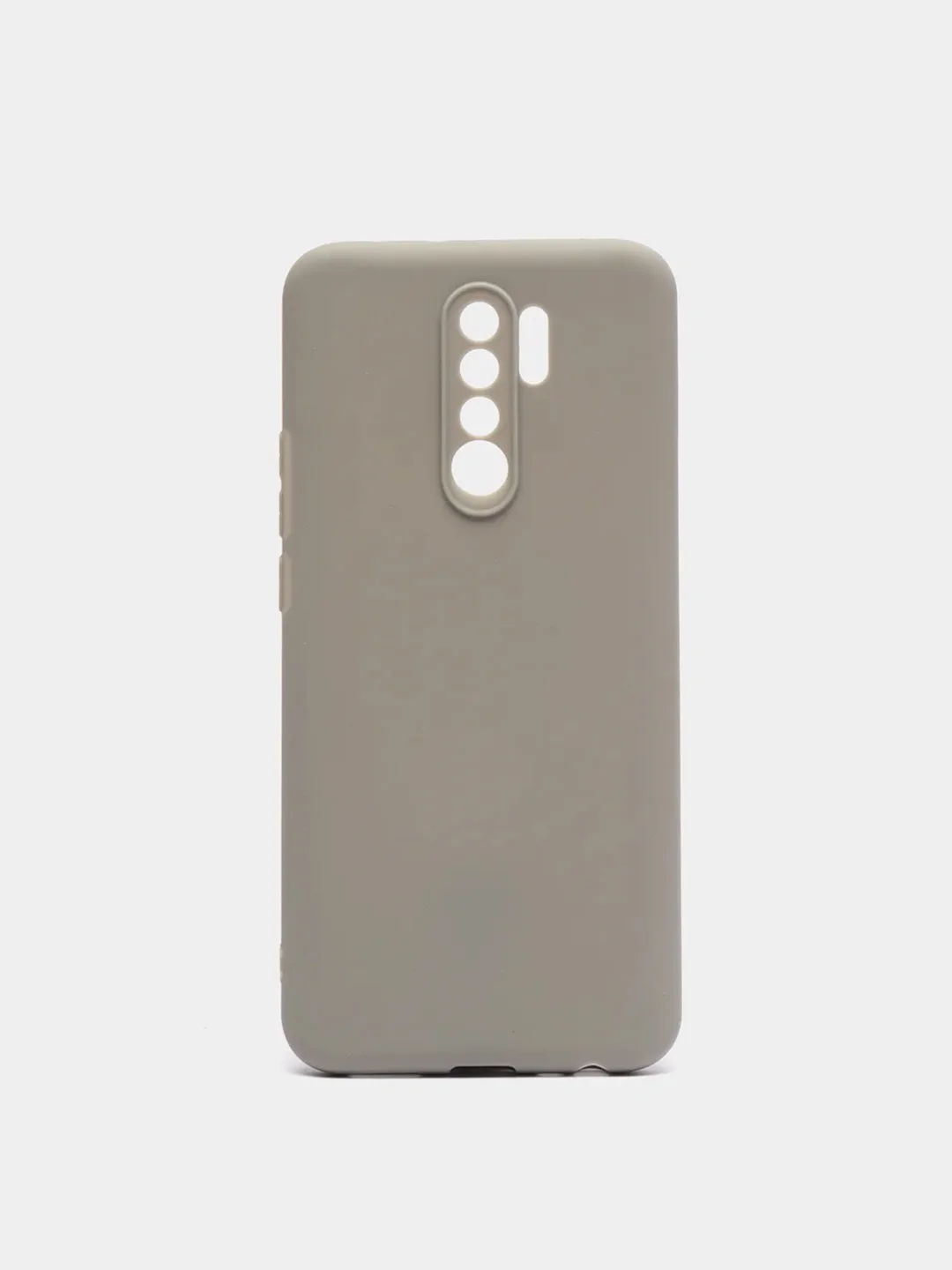 Серый чехол для Xiaomi Redmi 9 силиконовый