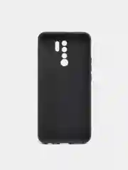 Черный чехол для Xiaomi Redmi 9 силиконовый
