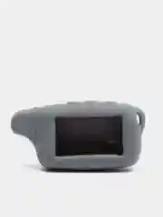 Серый чехол для брелка сигнализации силиконовый Cenmax ST-8А/V-8A