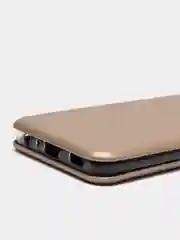 Золотой чехол-книжка для Samsung Galaxy A03 Core