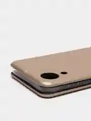 Золотой чехол-книжка для Samsung Galaxy A03 Core