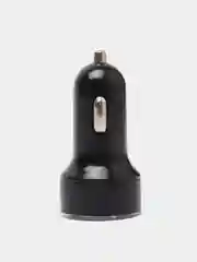 Черный автомобильное зарядное устройство, 2USB, QC3 (быстрая зарядка) и 2,4А