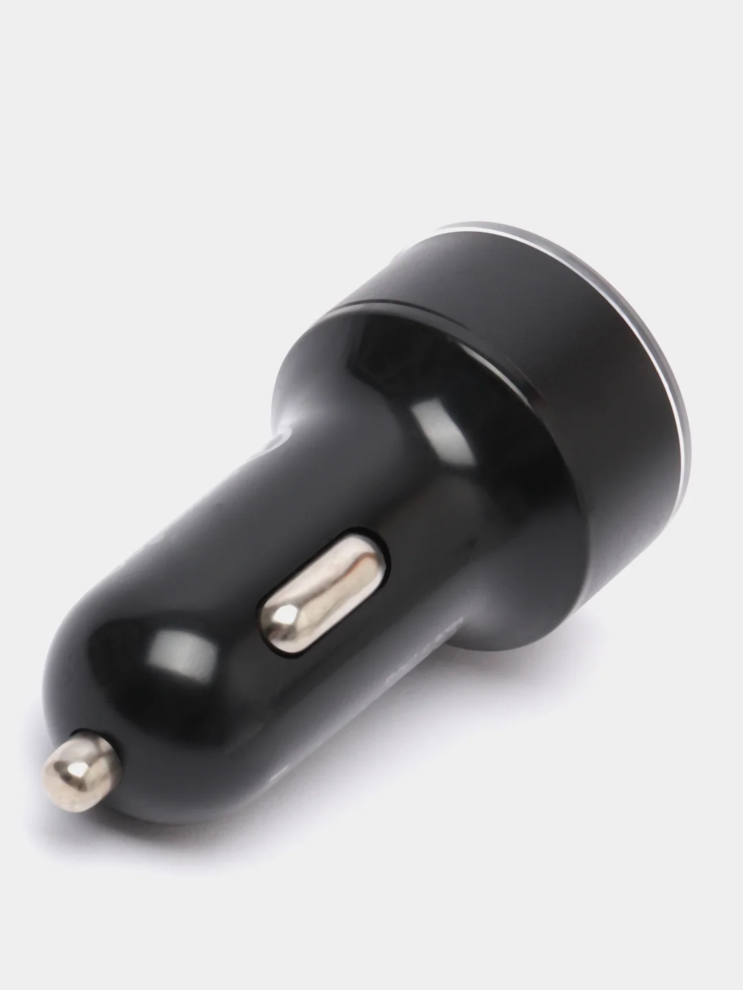 Черный автомобильное зарядное устройство, 2USB, QC3 (быстрая зарядка) и 2,4А