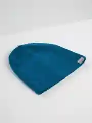 Бирюзовый шапка женская бини Дуэт, тонкая шапка на весну