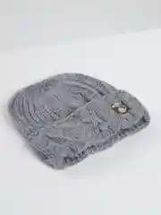 Серый шапка женская, вязаная