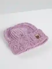 Конфетный шапка женская, вязаная