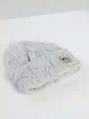 Серый шапка женская, вязаная