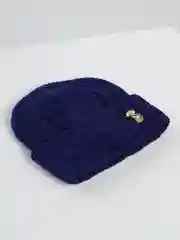 Синий шапка женская, вязаная