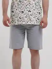 Серый шорты мужские, хлопковые