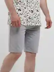 Серый шорты мужские, хлопковые