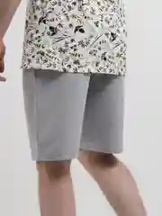 Серый шорты мужские, хлопковые