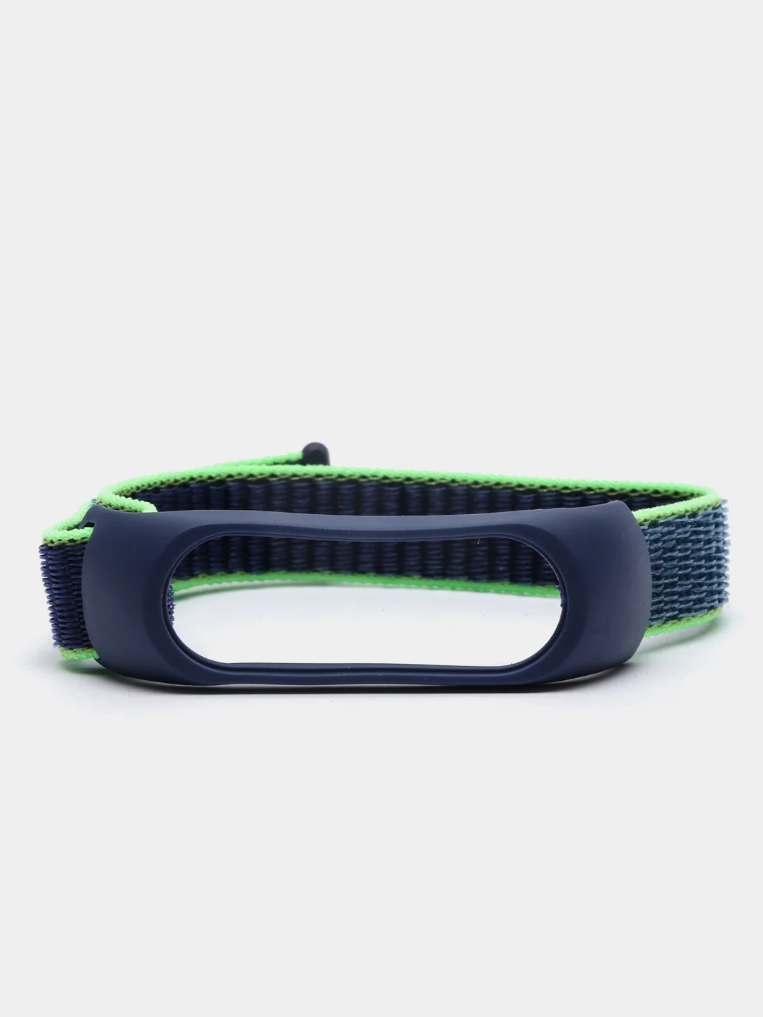 Лимонный ремешок нейлоновый для Xiaomi mi band 4/5/6/7, на липучке, Сяоми ми банд