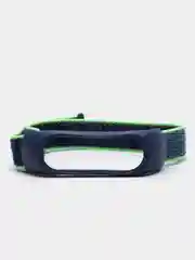 Лимонный ремешок нейлоновый для Xiaomi mi band 4/5/6/7, на липучке, Сяоми ми банд