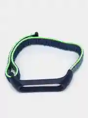 Лимонный ремешок нейлоновый для Xiaomi mi band 4/5/6/7, на липучке, Сяоми ми банд